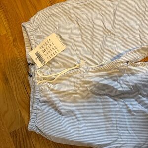 Brandy Melville Light Blue Striped Pants